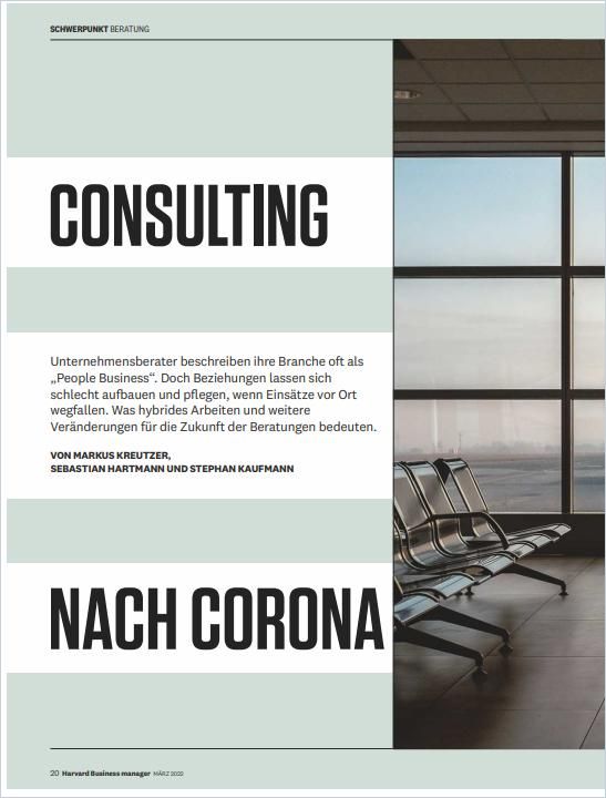 Image of: Consulting nach Corona