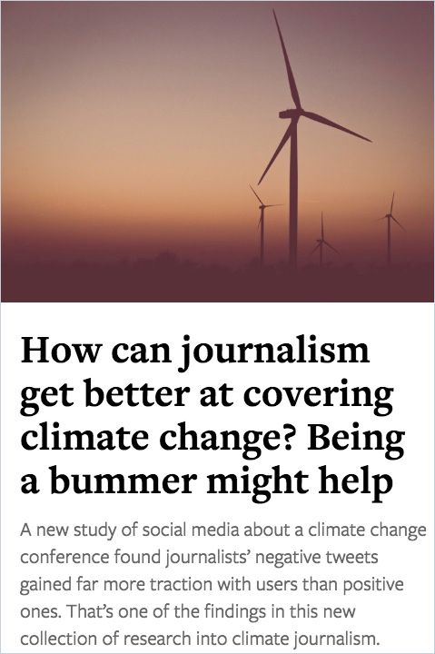 How Can Journalism Get Better at Covering Climate Change? cover