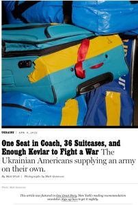 One Seat in Coach, 36 Suitcases and Enough Kevlar to Fight a War