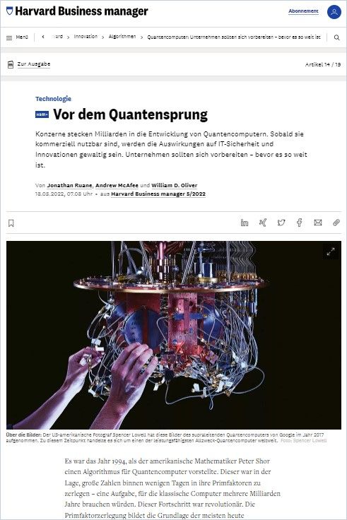 Vor dem Quantensprung cover