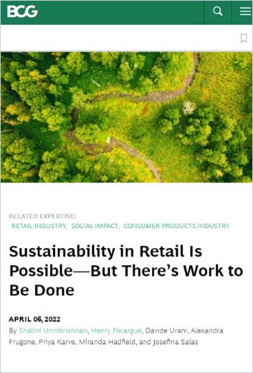 Image of: Sustainability in Retail Is Possible – But There’s Work to Be Done
