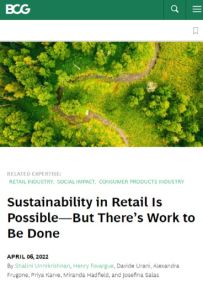 Sustainability in Retail Is Possible – But There’s Work to Be Done