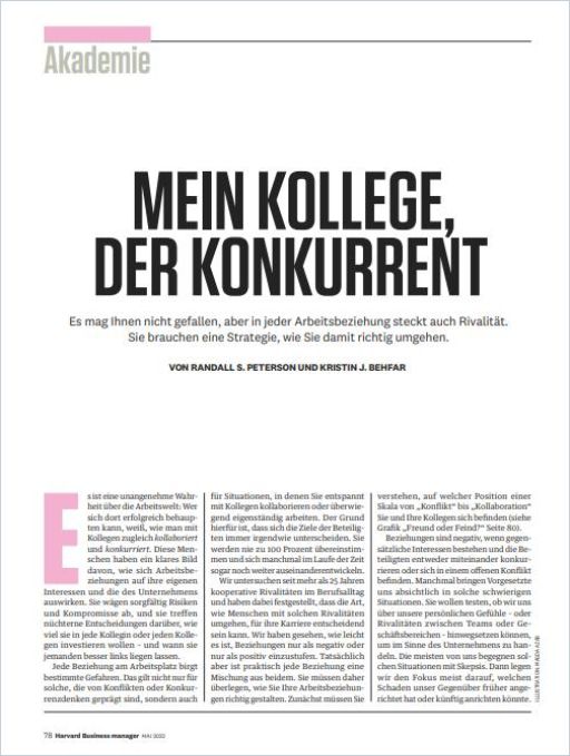 Mein Kollege, der Konkurrent cover