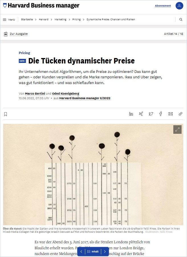 Die Tücken dynamischer Preise cover