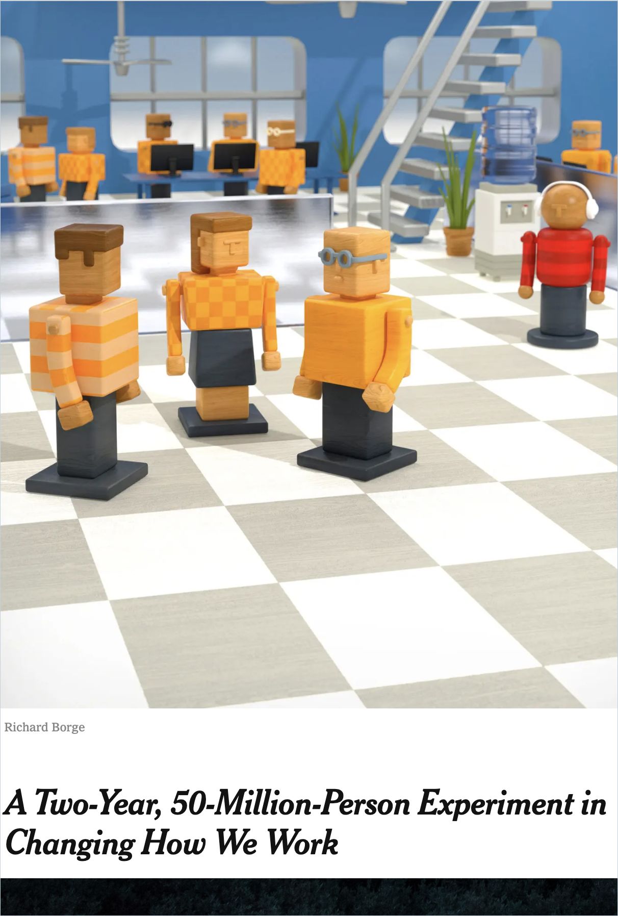 Uma Experiência de Dois Anos com 50 milhões de Pessoas Sobre as Mudanças na Nossa Forma de Trabalhar cover