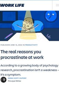 The Real Reasons You Procrastinate at Work