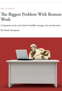 The biggest problem with remote work