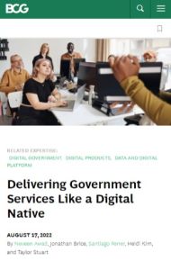 Delivering Government Services Like a Digital Native