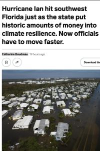 Hurricane Ian hit southwest Florida just as the state put historic amounts of money into climate resilience.