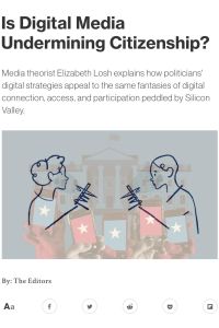 Is Digital Media Undermining Citizenship?
