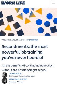 Secondments: the most powerful job training you’ve never heard of