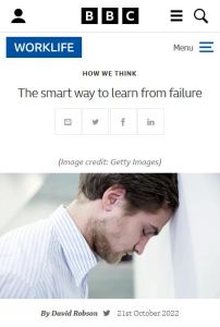 Apprendre intelligemment de ses échecs