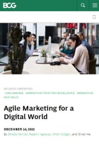 Agile Marketing for a Digital World