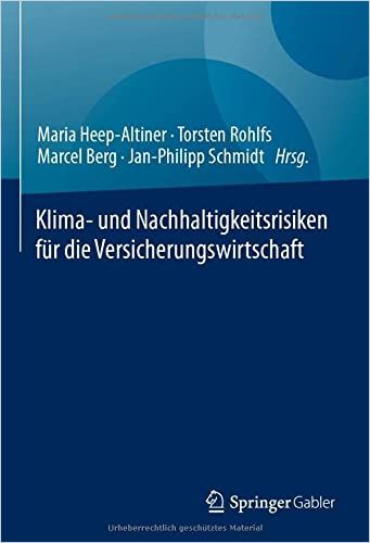Klima- und Nachhaltigkeitsrisiken für die Versicherungswirtschaft cover