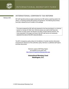 International Corporate Tax Reform