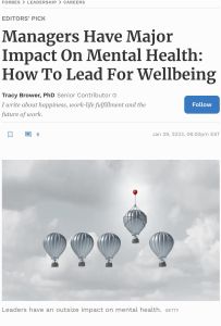 Managers Have Major Impact on Mental Health