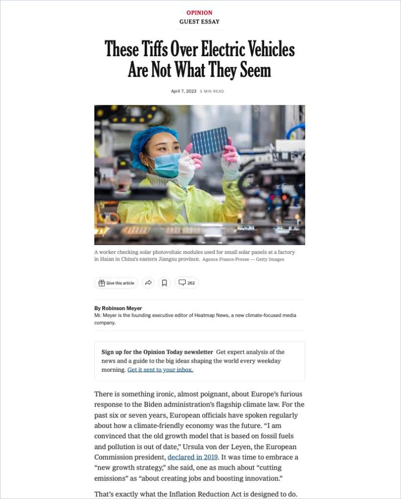 These Tiffs Over Electric Vehicles Are Not What They Seem cover