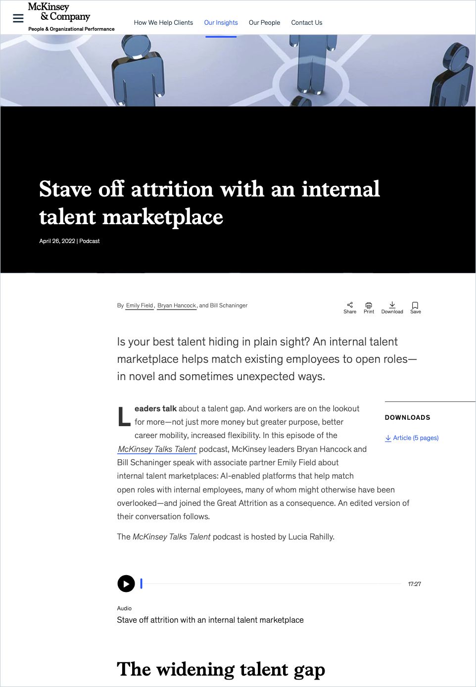 Image of: Stave Off Attrition with an Internal Talent Marketplace