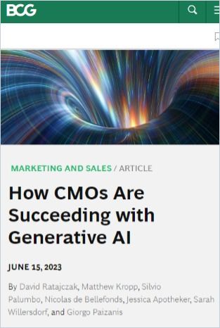 How CMOs Are Succeeding with Generative AI cover