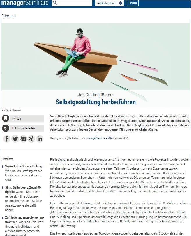 Image of: Selbstgestaltung herbeiführen