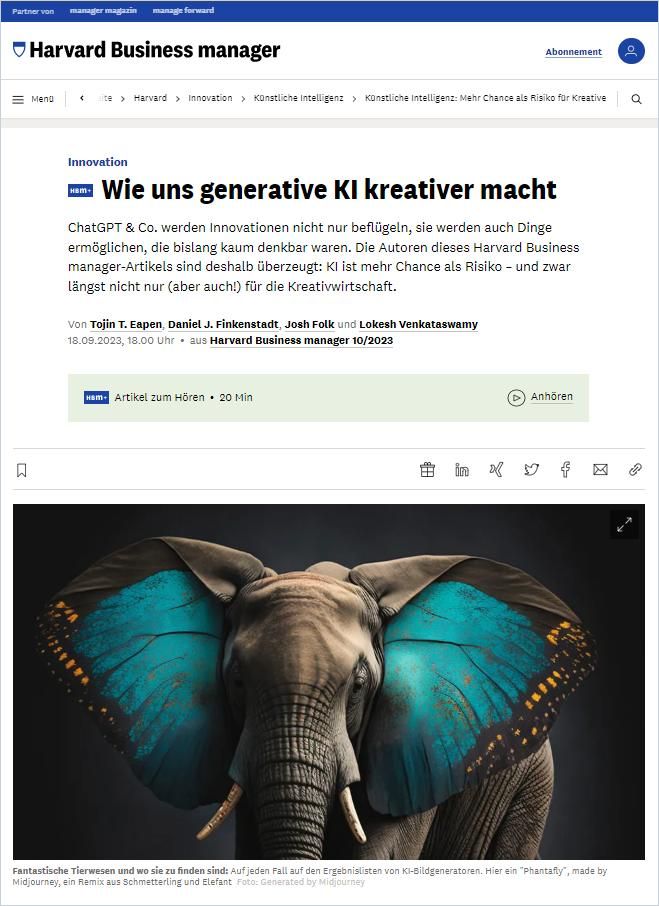 Wie uns generative KI kreativer macht cover