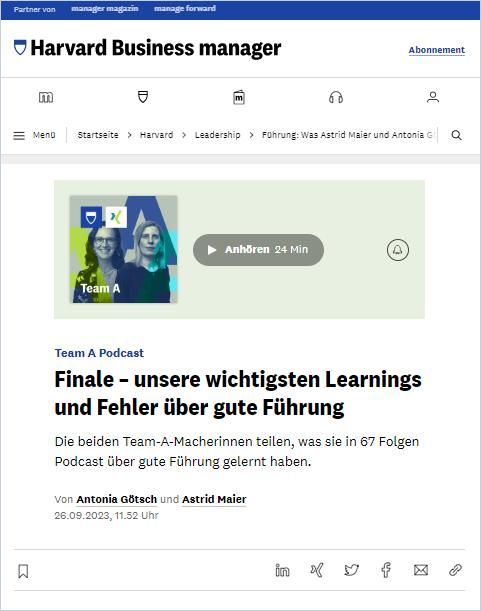 Finale – unsere wichtigsten Learnings und Fehler über gute Führung cover