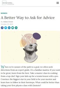 A Better Way to Ask for Advice