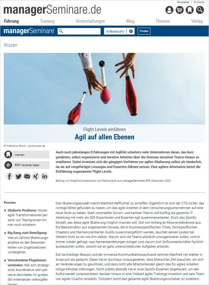 Agil auf allen Ebenen cover