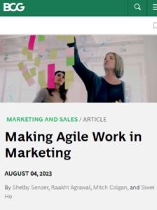 Making Agile Work in Marketing