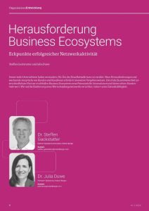 Herausforderung Business Ecosystems