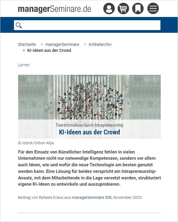 KI-Ideen aus der Crowd cover