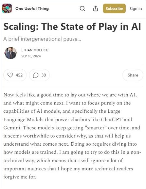 Scaling: Wo die KI-Entwicklung steht cover