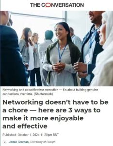 El networking no tiene por qué ser una tarea pesada: tres maneras de hacerlo más agradable y eficaz.