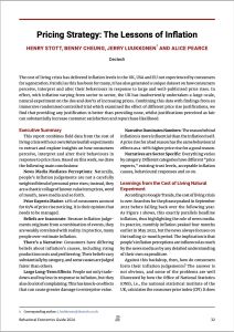 Estrategia de tasación: las lecciones de la inflación