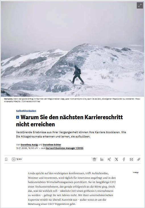 Warum Sie den nächsten Karriereschritt nicht erreichen cover