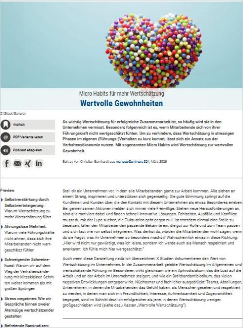 Wertvolle Gewohnheiten cover