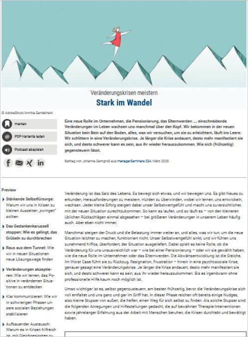 Stark im Wandel cover