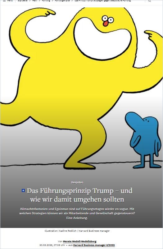 Das Führungsprinzip Trump – und wie wir damit umgehen sollten cover