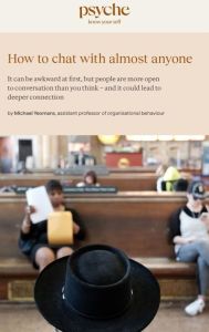 How to chat with almost anyone