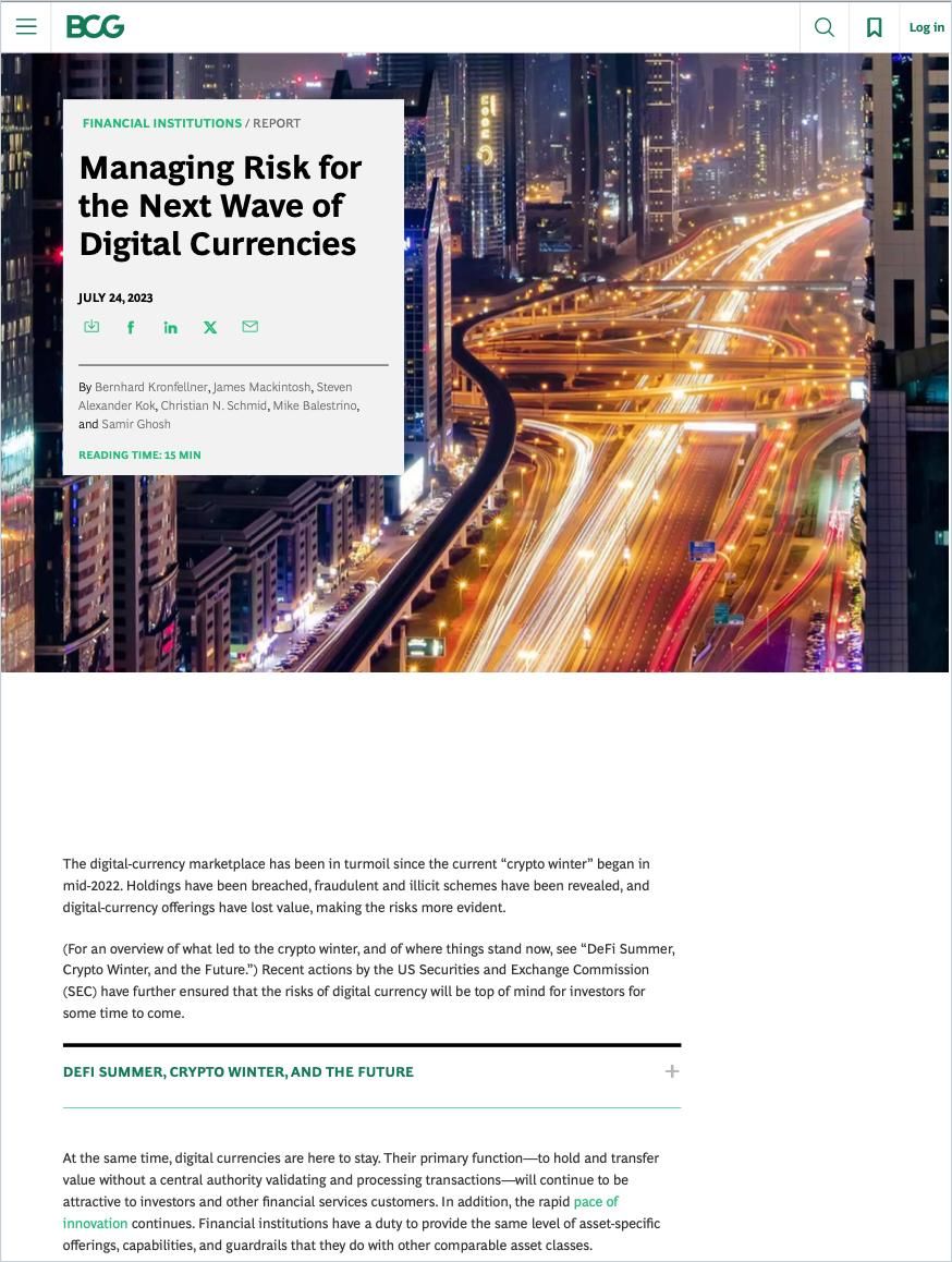 Risikomanagement für die nächste Welle von Digitalwährungen cover