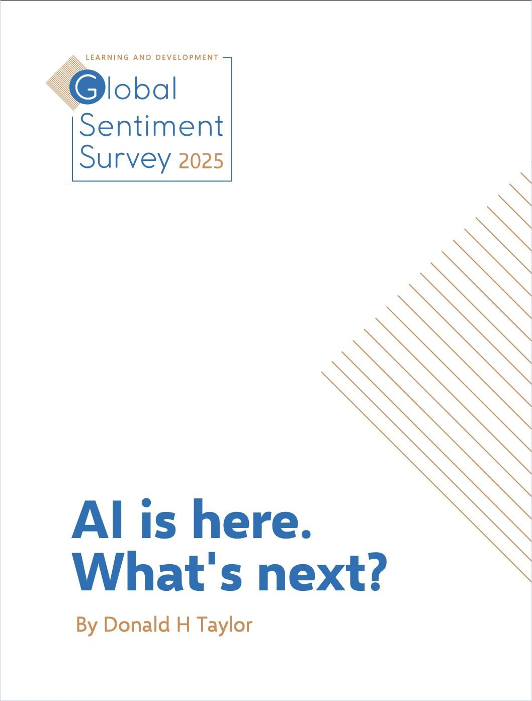 Learning and Development Global Sentiment Survey 2025 cover
