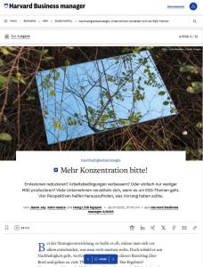 Mehr Konzentration bitte!