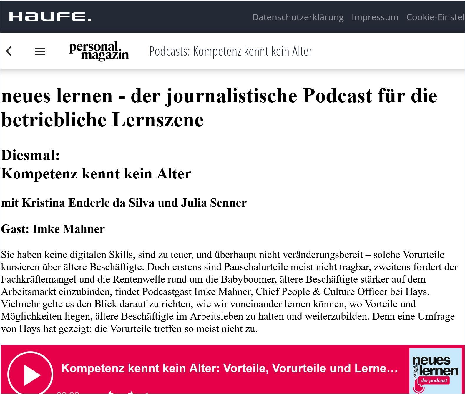 Kompetenz kennt kein Alter cover