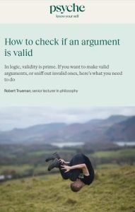 How to check if an argument is valid