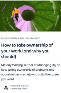 How to take ownership of your work (and why you should)
