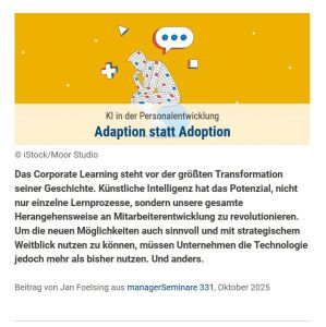 Adaption statt Adoption