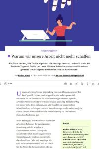 Warum wir unsere Arbeit nicht mehr schaffen