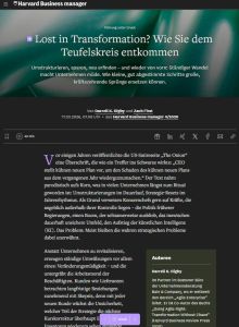 Lost in Transformation? Wie Sie dem Teufelskreis entkommen