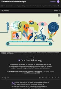Da schaut keiner weg!