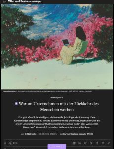 Warum Unternehmen mit der R&uuml;ckkehr des Menschen werben